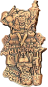 Plakette 2024 Kupfer