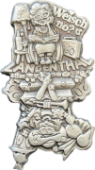 Plakette 2024 Silber